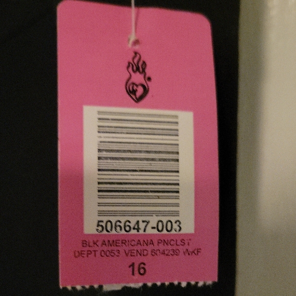 Vintage Torrid Black Penscil Shirt New - Picture 3 of 5